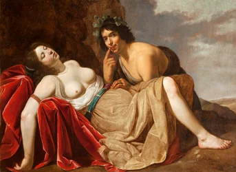 Pastor y niña dormida, 1623-30